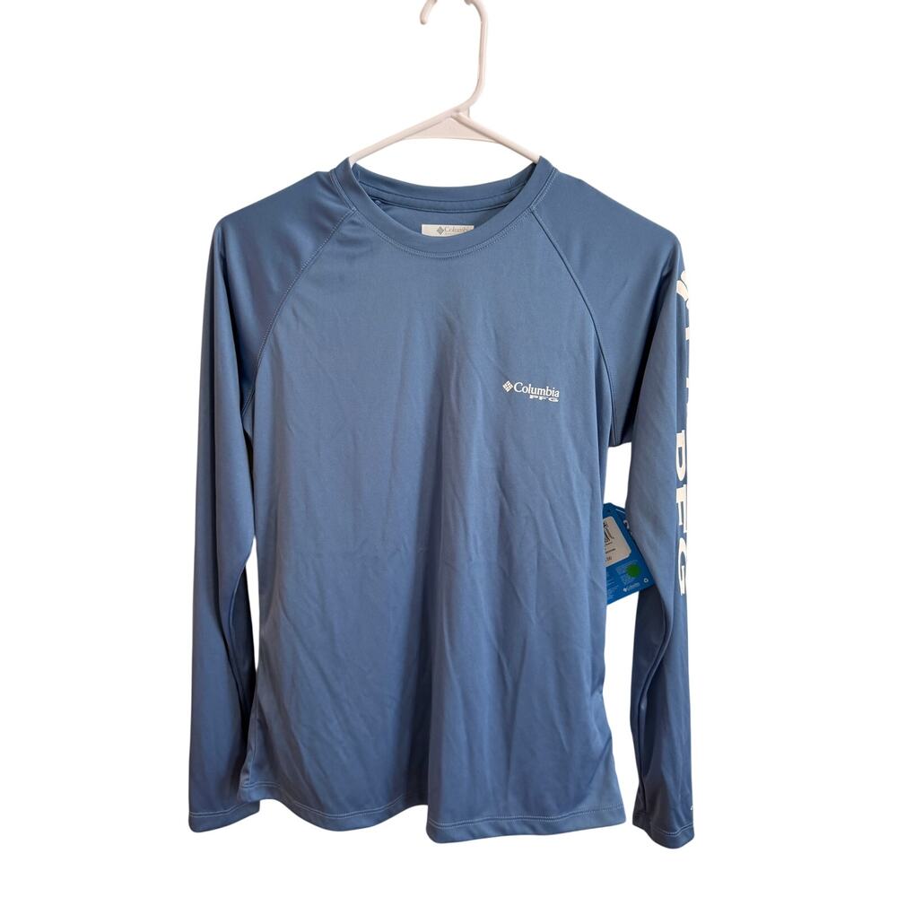 Columbia NWT Tidal Tee II Women's XS Longsleeve UPF Fishing Sun Shirt Blue
